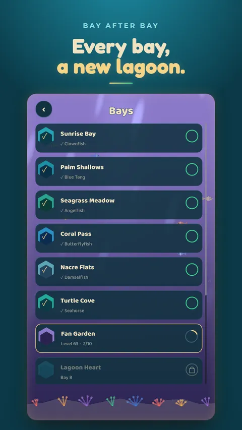 Progressing bay by bay