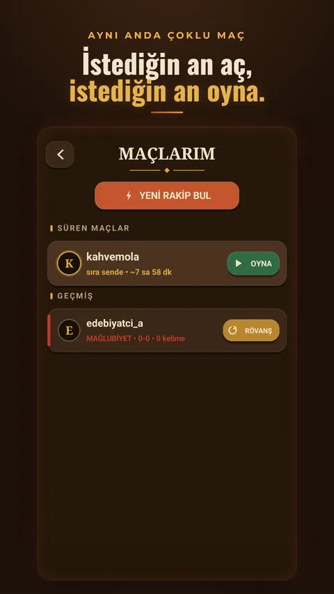 Multiple matches at once