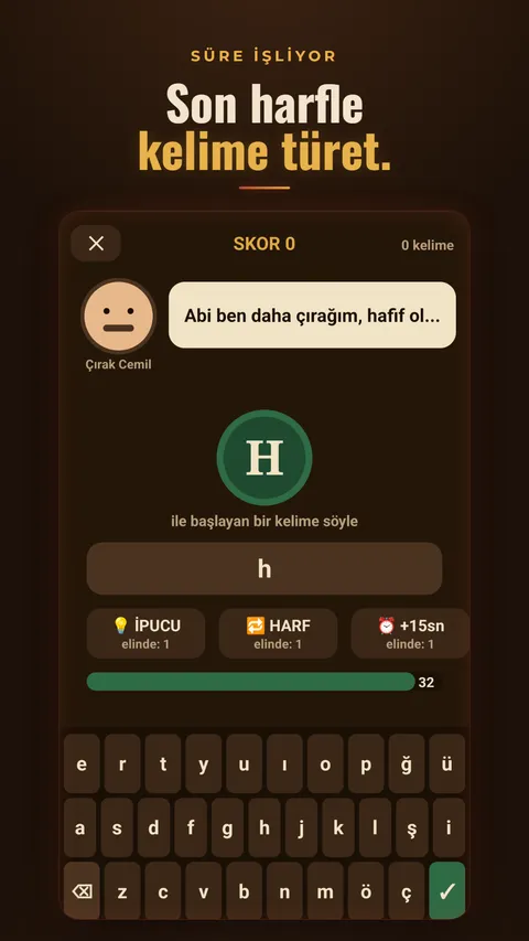 Solo café mode: a word duel vs. local legends