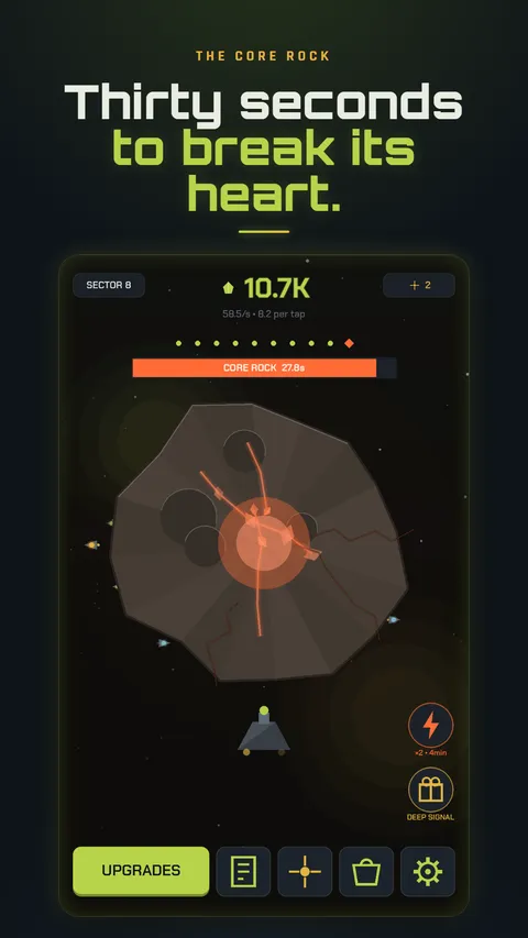Timed Core Rock boss fight