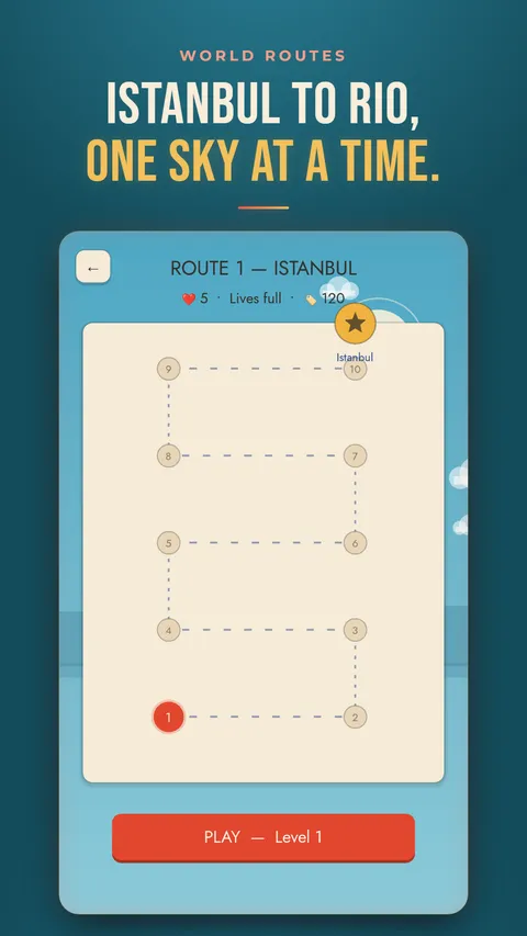 World route map